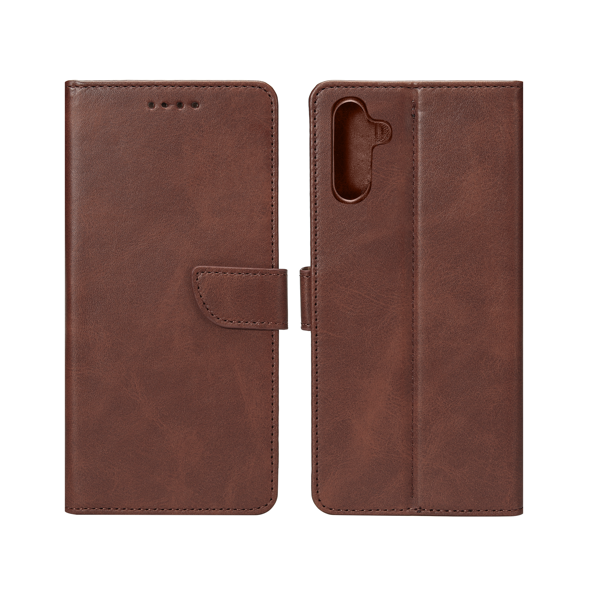 Bibliothèque Rixus pour Samsung Galaxy A24 4G Marron foncé