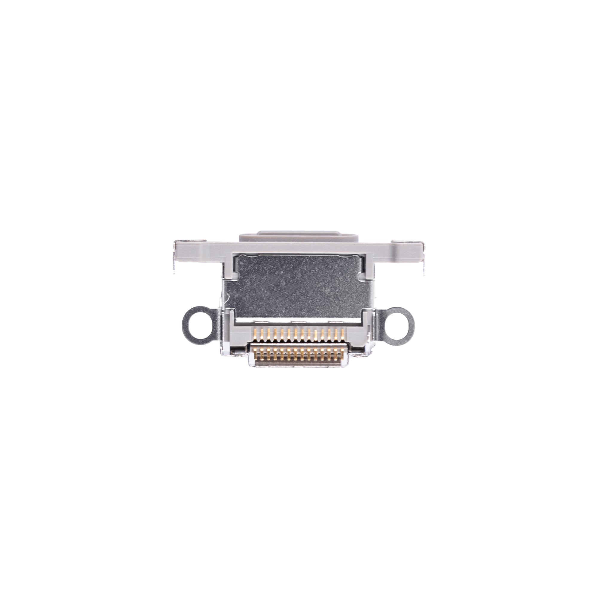 For Apple iPhone 15 Pro, 15 Pro Max Port de charge du système Titane naturel Tiré