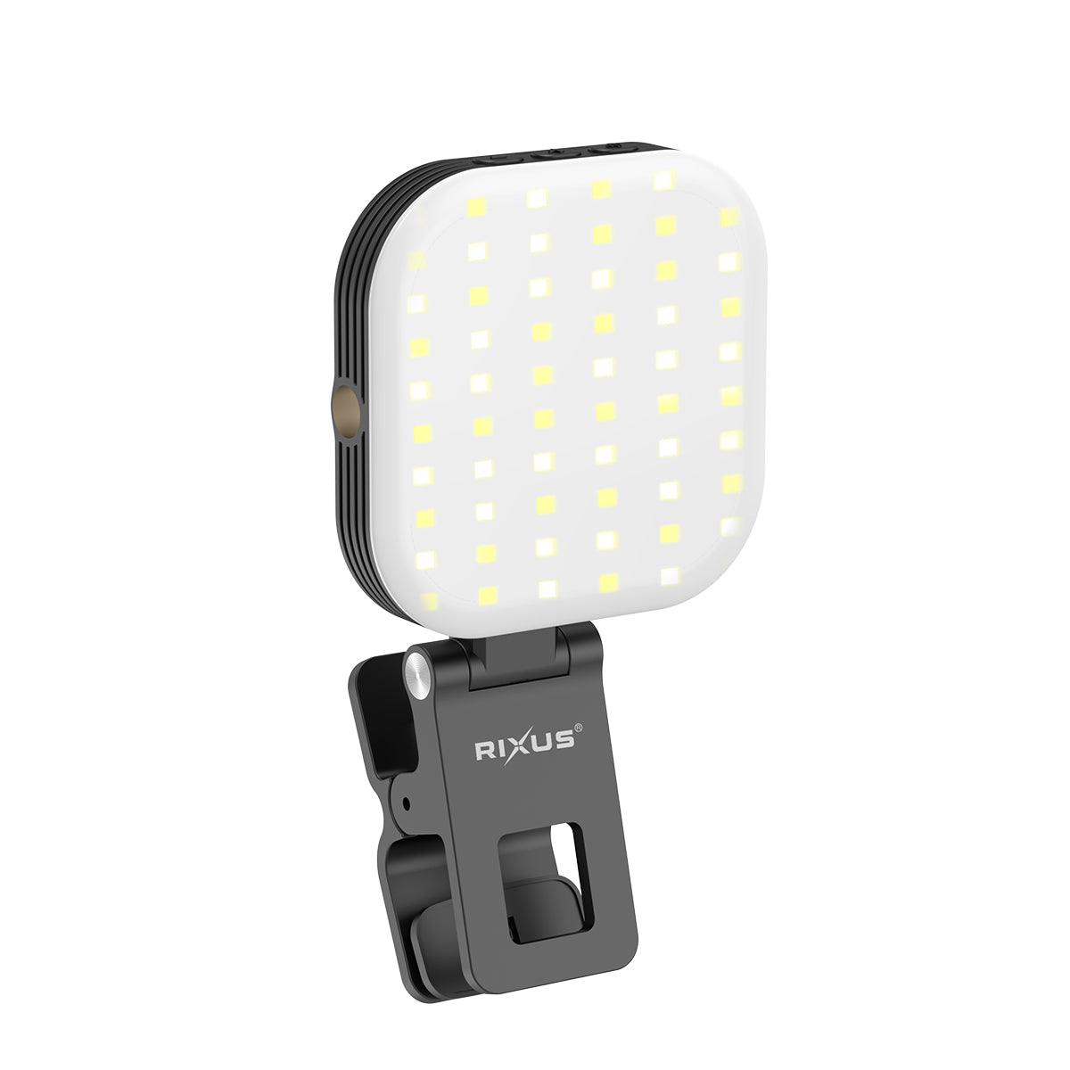 Rixus RXLG48 Lampe à selfie pour photographie, TikTok, Vlog, vidéo Noir
