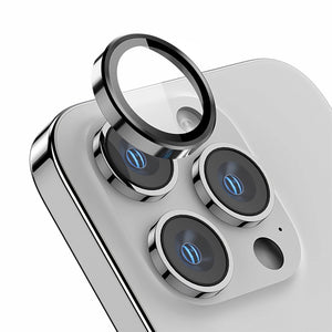 Rixus Metal Shield Camera Tempered Glass For Apple iPhone 11 Pro, 11 Pro Max Midnight Green