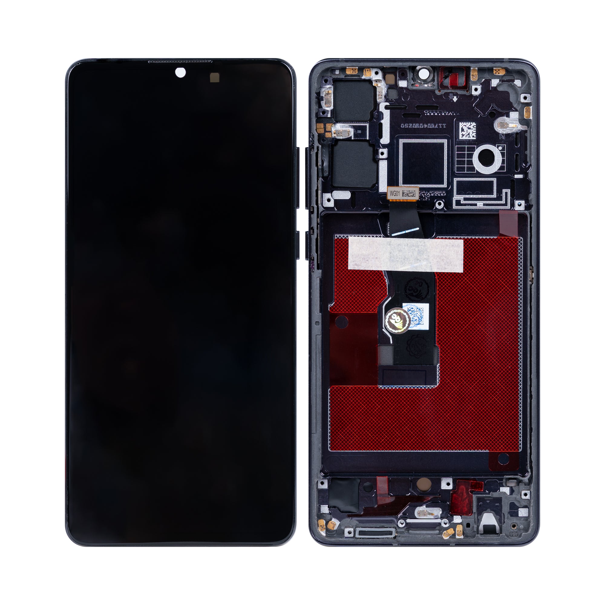 Écran et numériseur Huawei P30 avec cadre noir OEM