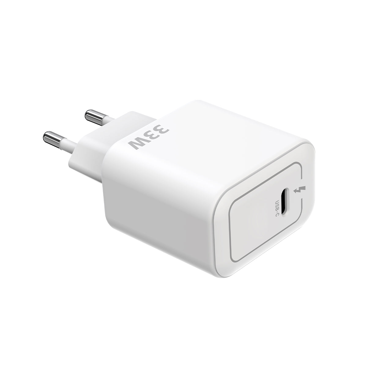 Rixus RXHC33 GaN USB-C Power Adapter 33W White