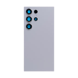 Coque arrière Samsung Galaxy S24 Ultra S928B avec objectif gris titane OEM