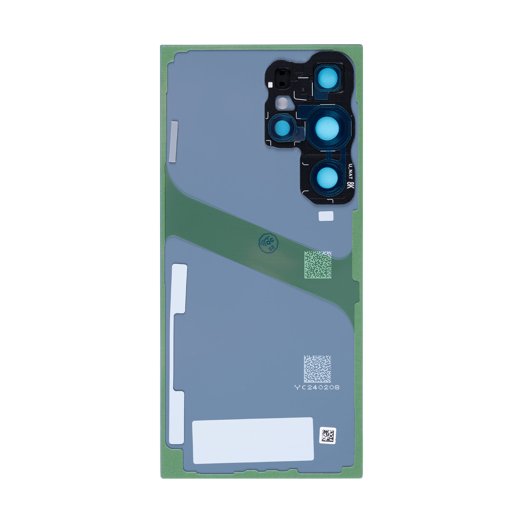 Coque arrière Samsung Galaxy S24 Ultra S928B avec objectif vert titane OEM