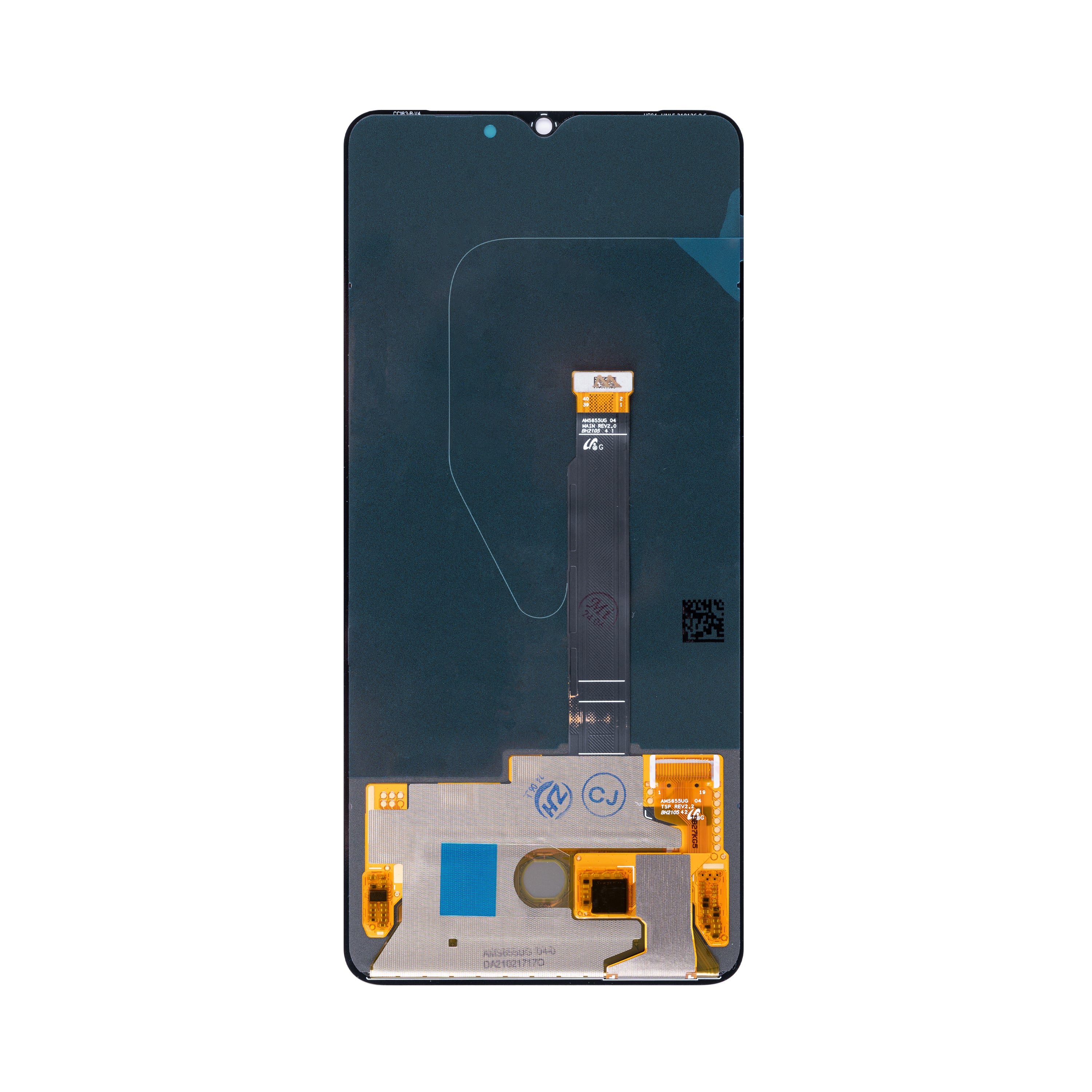 Écran et numériseur Realme X2 Pro sans cadre noir OEM