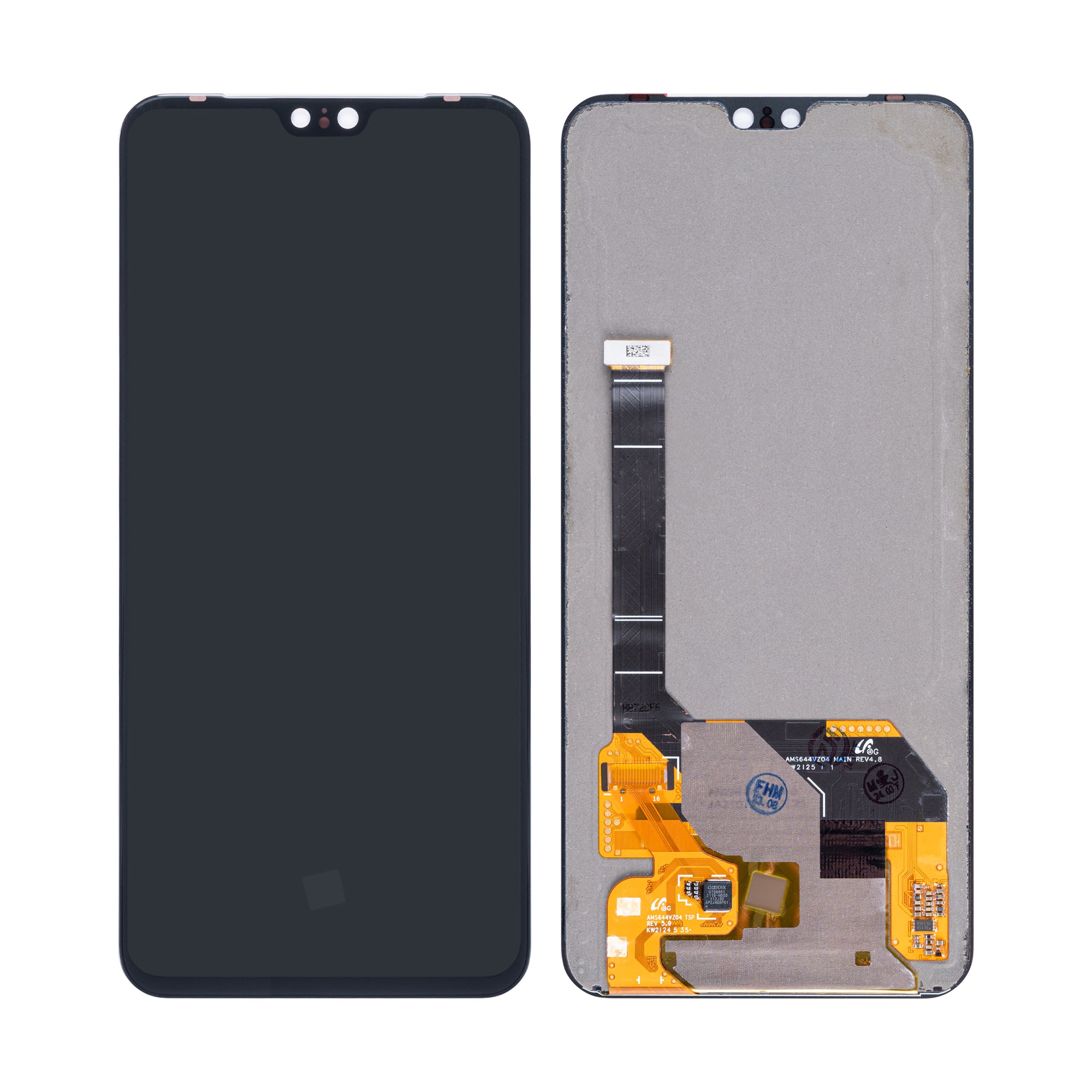 Écran et numériseur Vivo V23 5G sans cadre noir OEM
