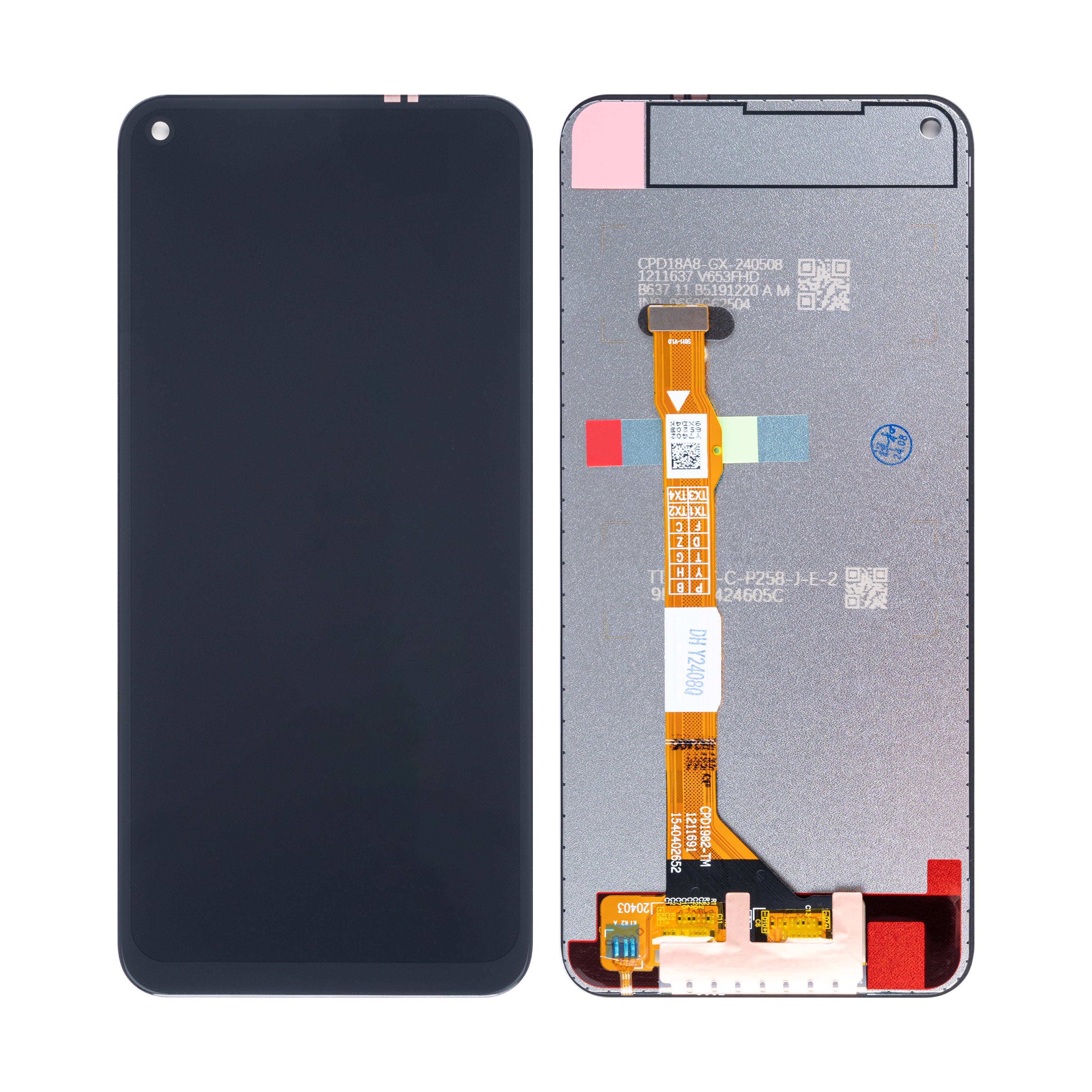 Écran et numériseur Vivo Y70s sans cadre noir OEM