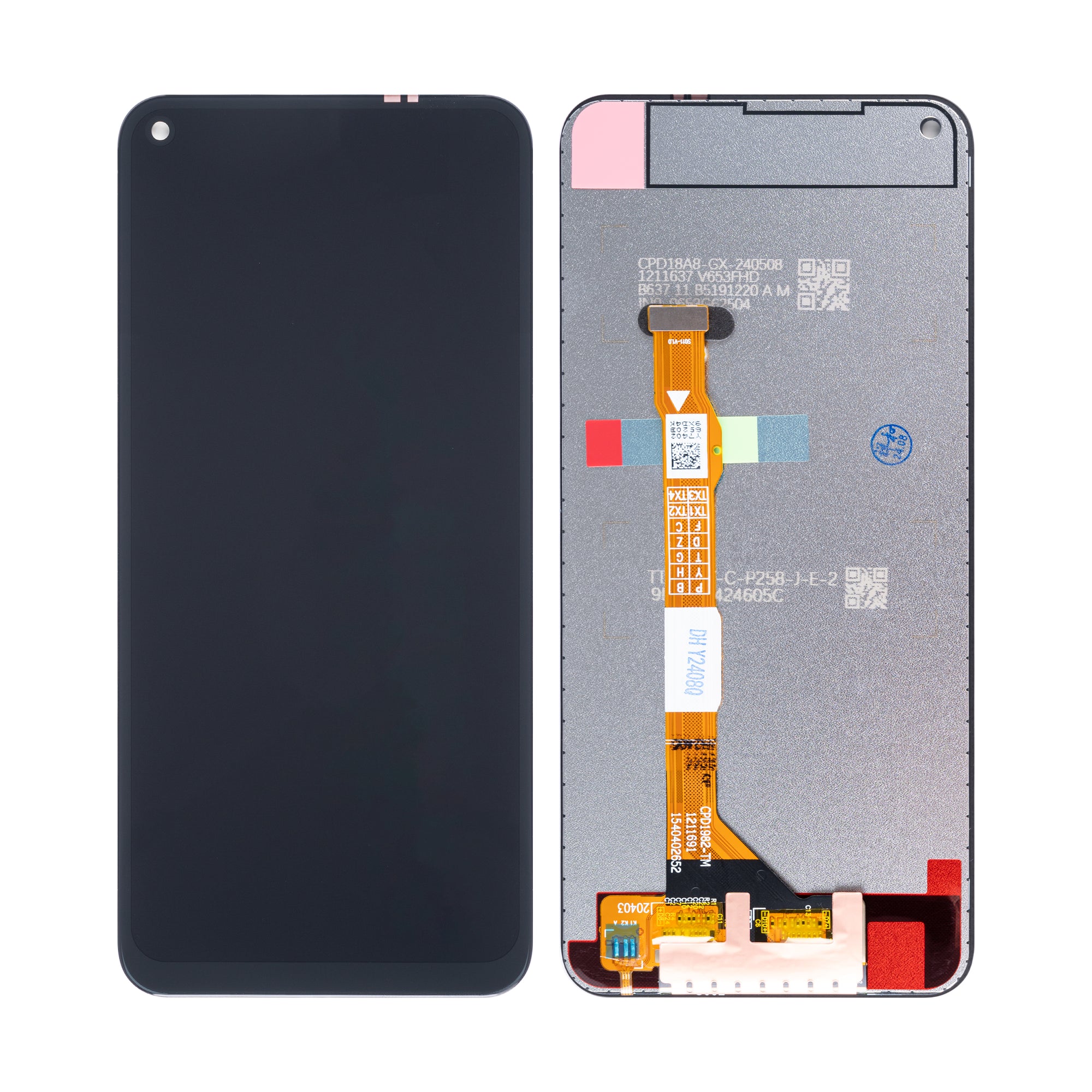 Écran et numériseur Vivo Y70s sans cadre noir OEM