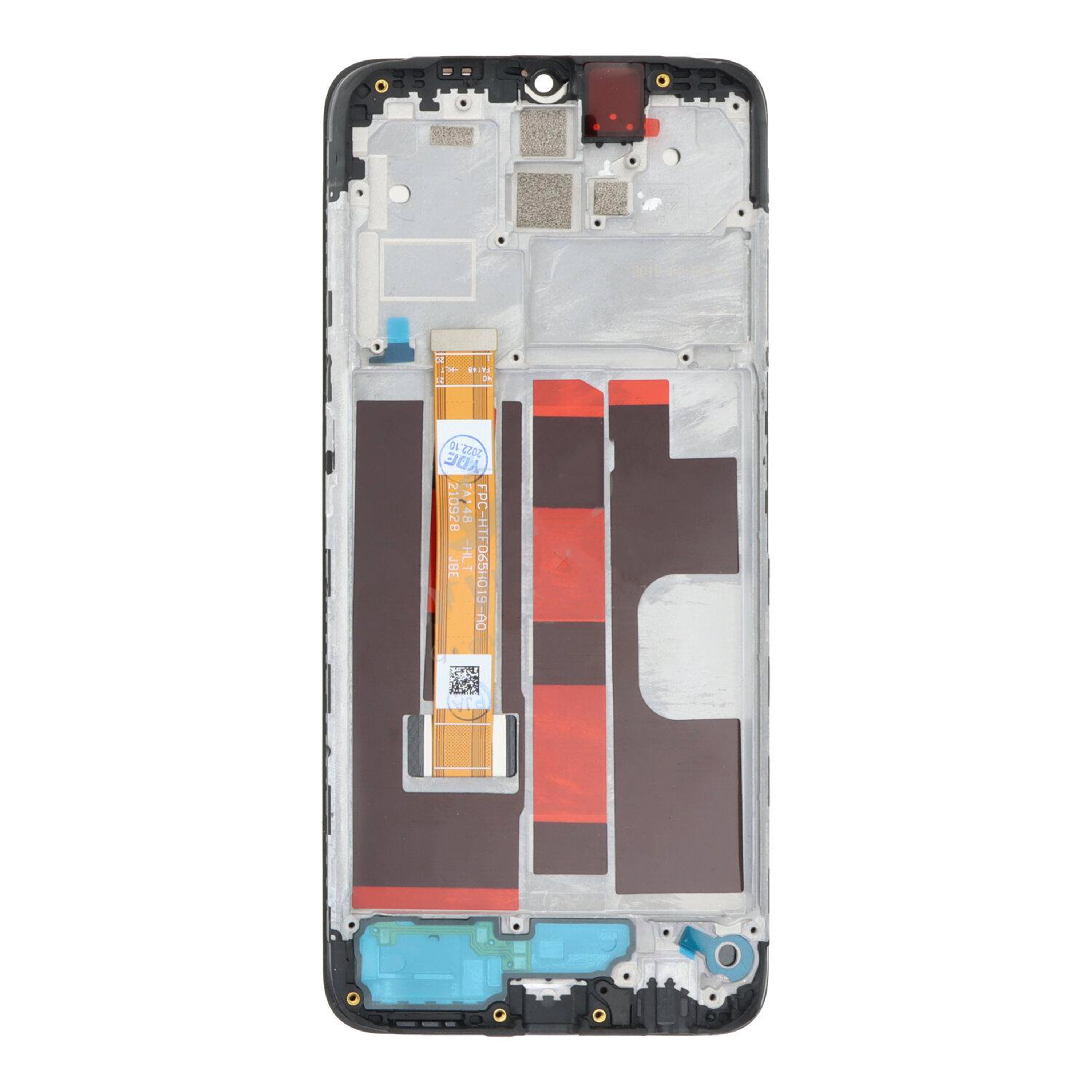Écran et numériseur Oppo A9 (2020) avec cadre noir OEM