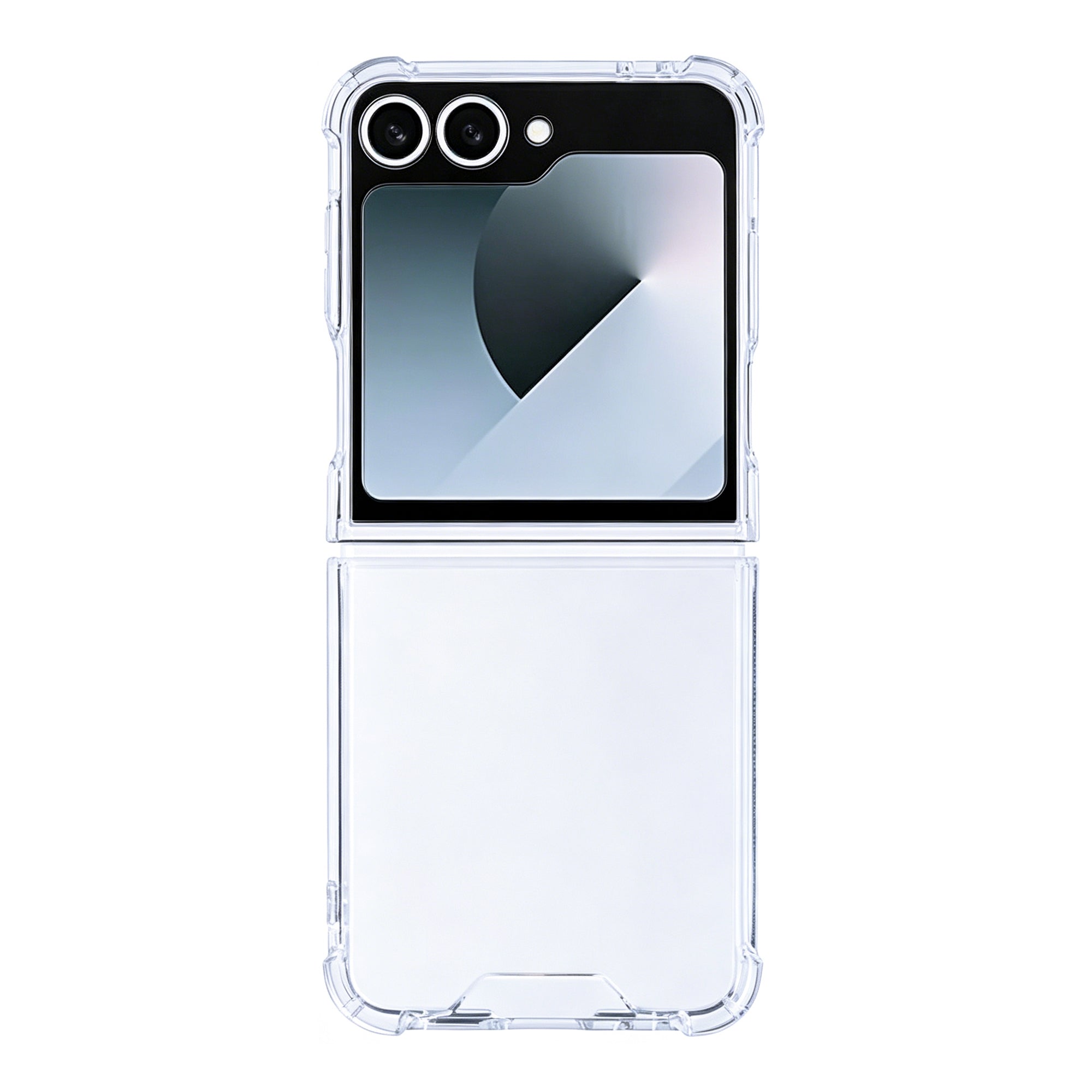 Rixus Anti-Burst Case for Samsung Galaxy Z Flip6 Clear (étui anti-éclatement pour Samsung Galaxy Z Flip6)