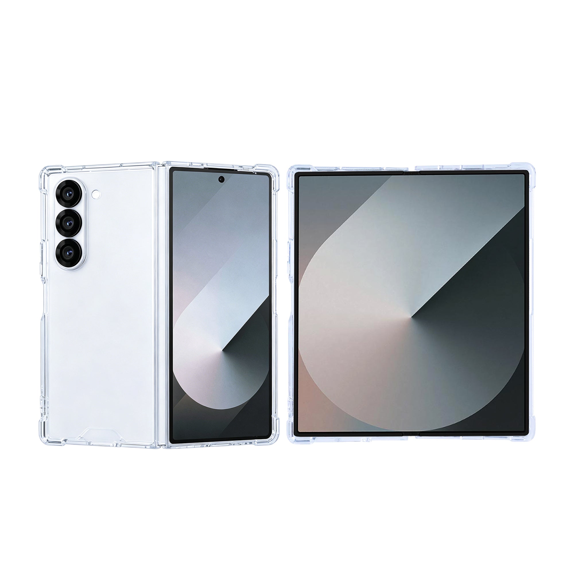 Rixus Anti-Burst Case for Samsung Galaxy Z Fold6 Clear (étui anti-éclatement pour Samsung Galaxy Z Fold6)