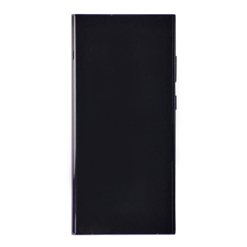Écran et numériseur Samsung Galaxy S23 Ultra S918B avec cadre noir préassemblé