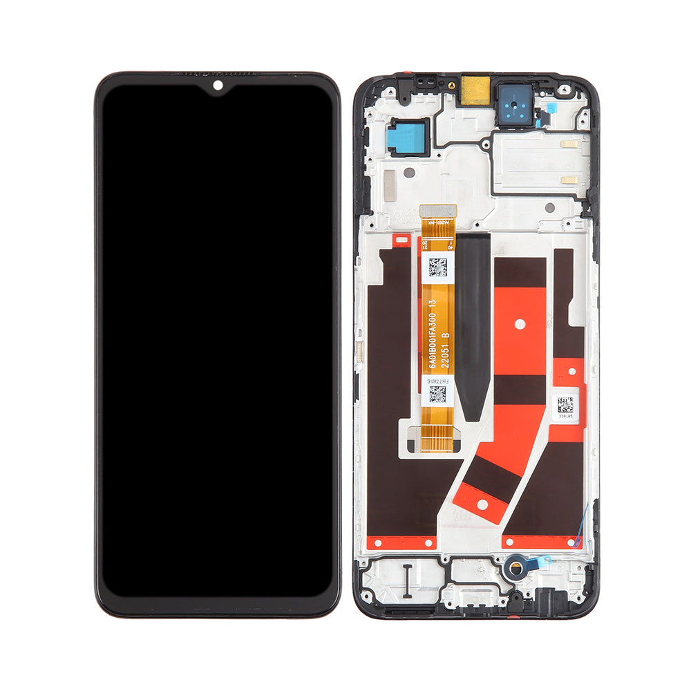 Écran et numériseur Oppo K10 5G avec cadre noir OEM