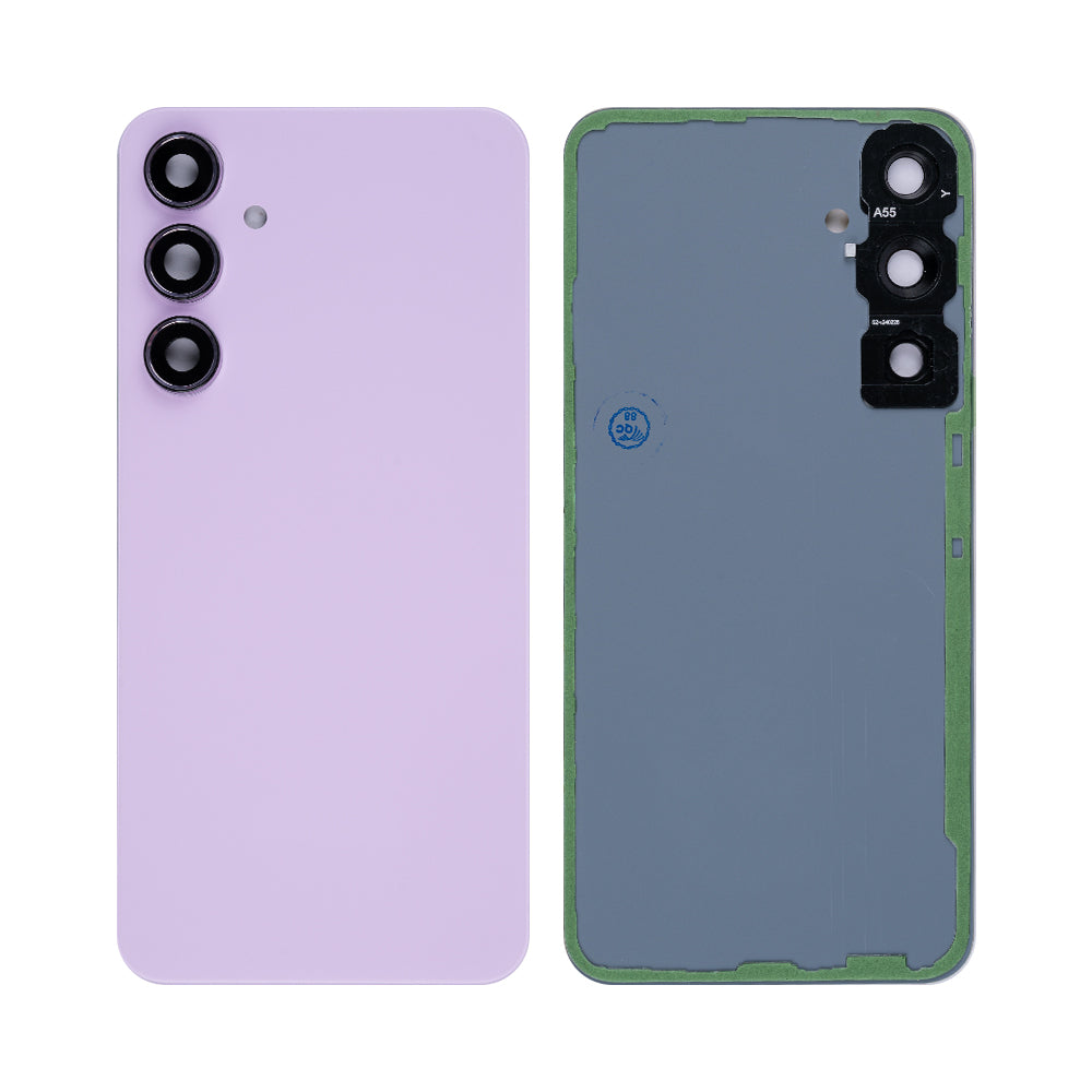 Coque arrière Samsung Galaxy A55 A556B avec objectif lilas OEM