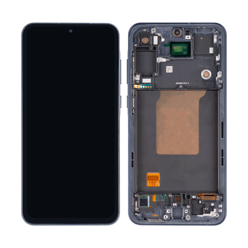 Samsung Galaxy A55 A556B Écran et numériseur avec cadre Navy Soft-OLED