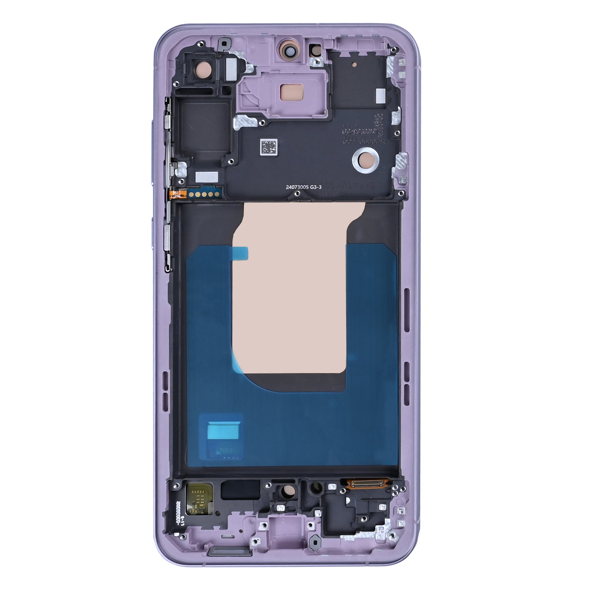 Samsung Galaxy A55 A556B Ecran et numériseur avec cadre Lilas Soft-OLED