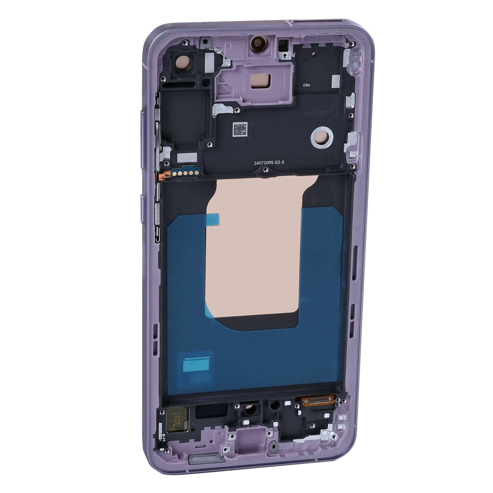 Samsung Galaxy A55 A556B Ecran et numériseur avec cadre Lilas Soft-OLED