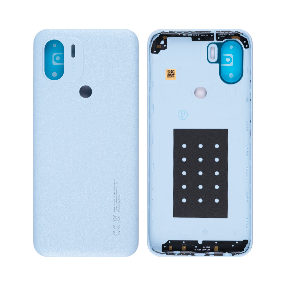 Coque arrière Xiaomi Redmi A1 Plus sans objectif, bleu clair, OEM