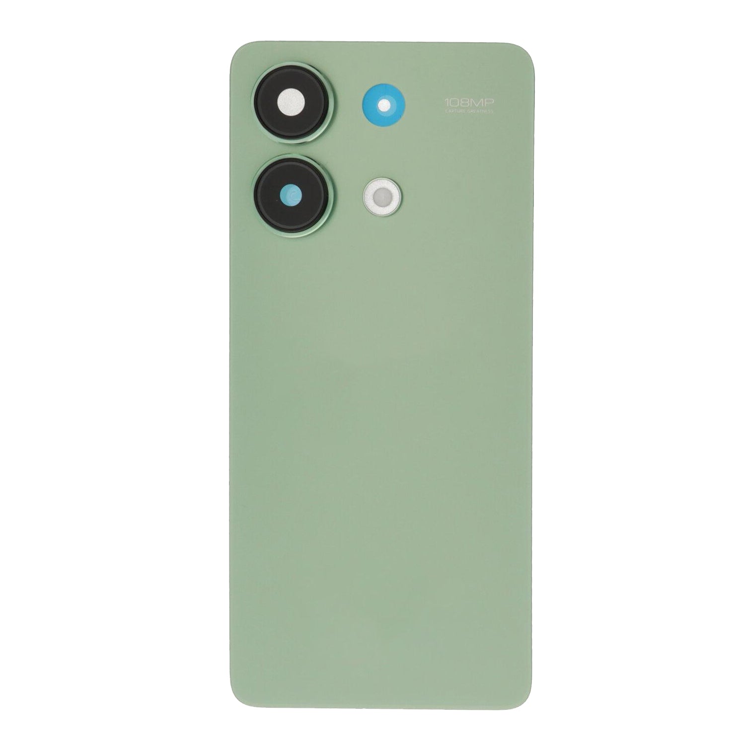 Coque arrière Xiaomi Redmi Note 13 4G avec objectif vert menthe OEM