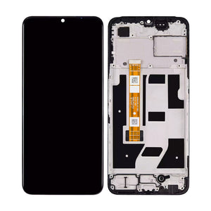 Écran et numériseur Oppo A2x avec cadre noir OEM