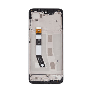 Motorola Moto G54, G54 Power Ecran et numériseur avec cadre Noir OEM