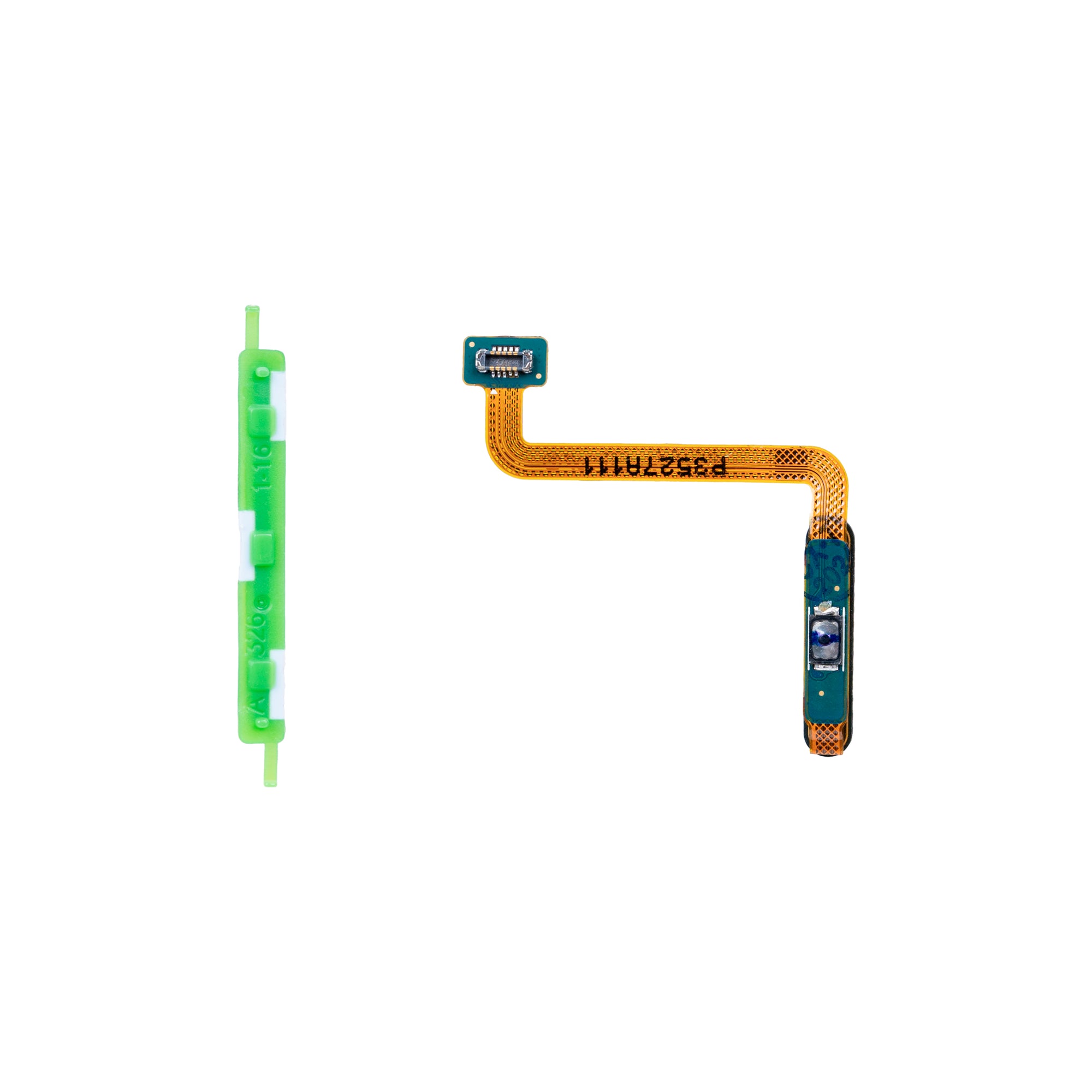 Capteur d'empreintes digitales Samsung Galaxy A23 5G A236B avec bouton d'alimentation et de volume, bleu, OEM