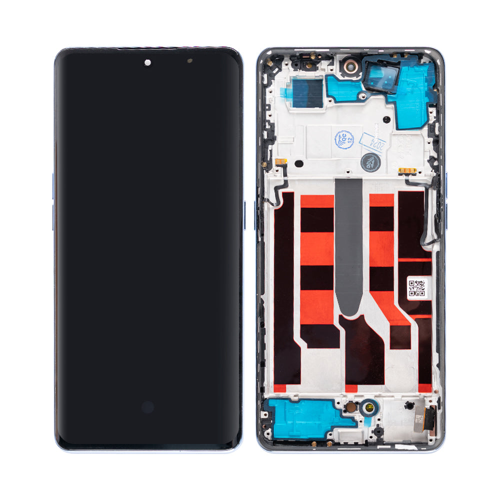 Écran et numériseur Oppo A1 Pro avec cadre bleu OEM