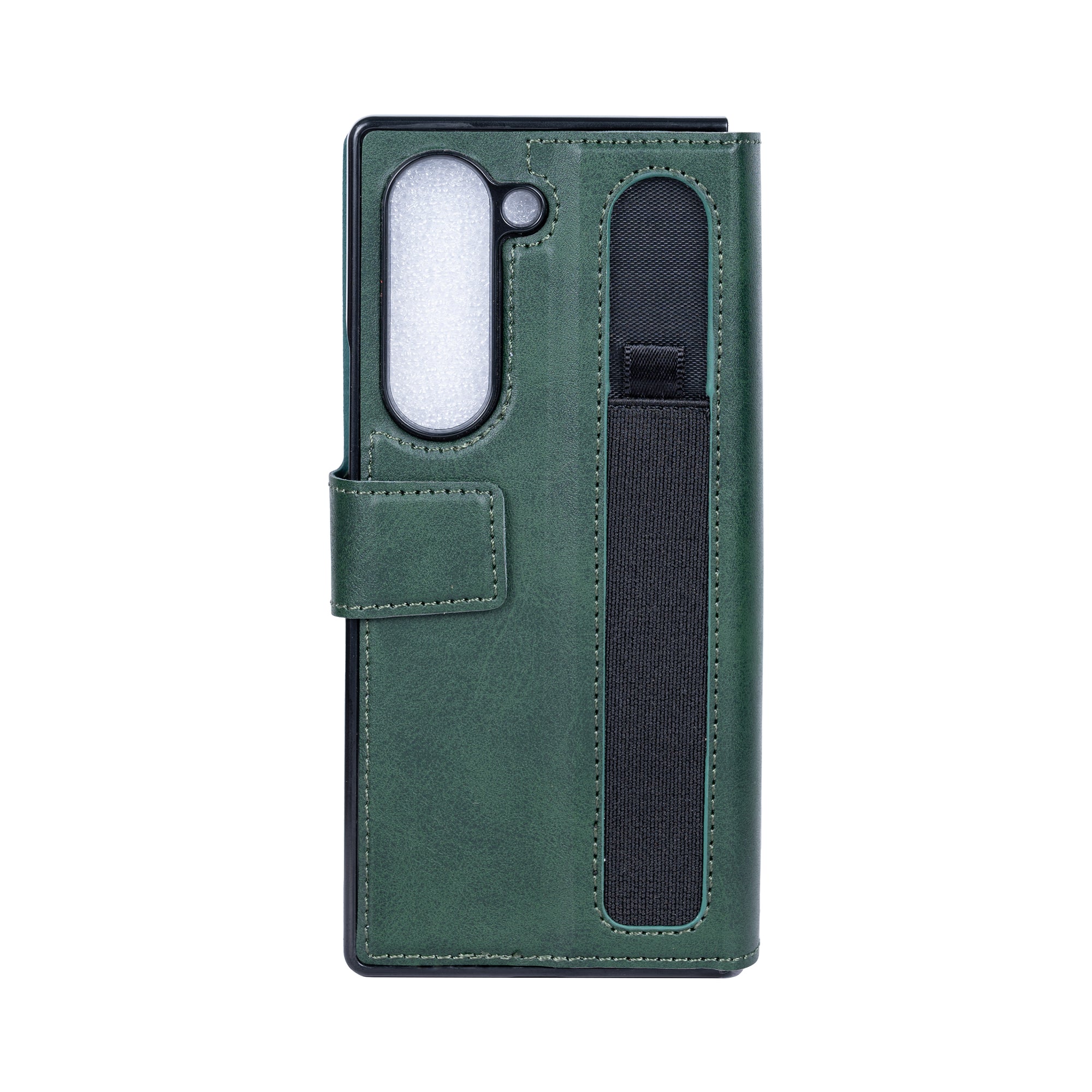Rixus Wallet Case With Pen Holder For Samsung Galaxy Z Fold6 Green