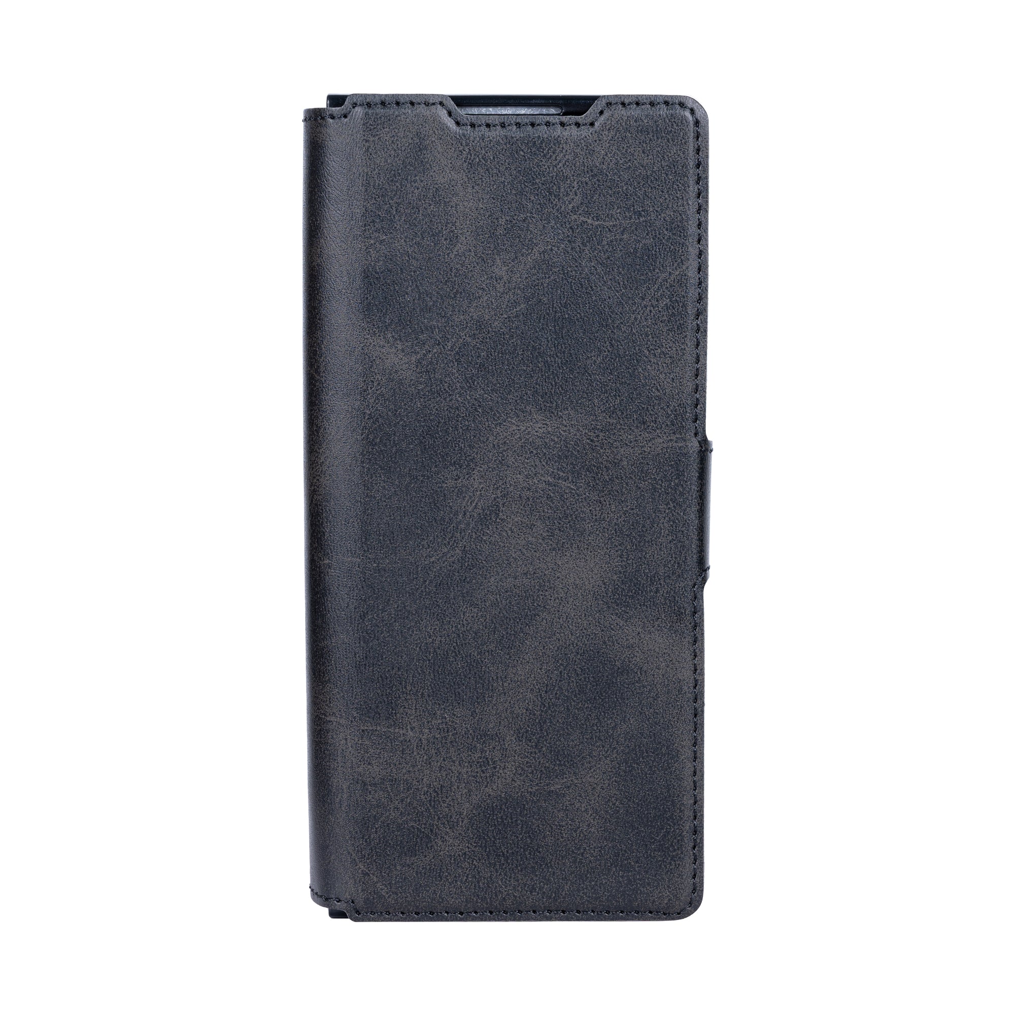 Rixus Wallet Case With Pen Holder For Samsung Galaxy Z Fold4 Black