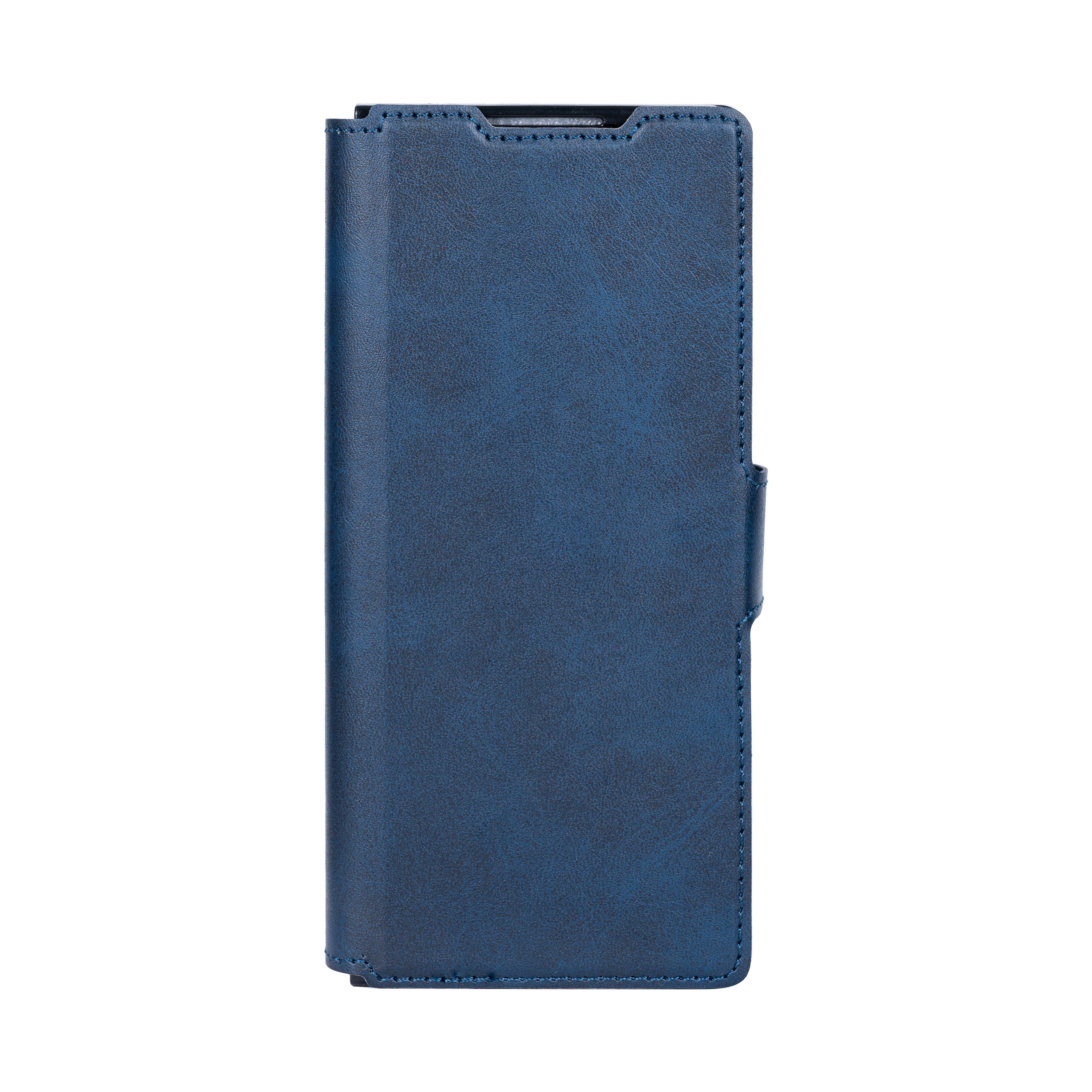 Rixus Wallet Case With Pen Holder For Samsung Galaxy Z Fold4 Blue