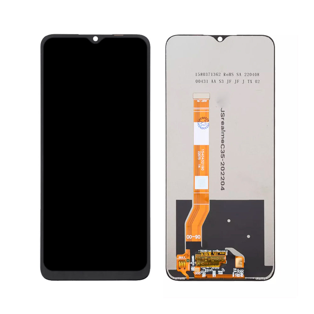 Écran et numériseur Realme 10 Pro 5G sans cadre noir OEM