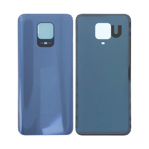 Coque arrière Xiaomi Redmi Note 9 Pro sans objectif, gris interstellaire, OEM
