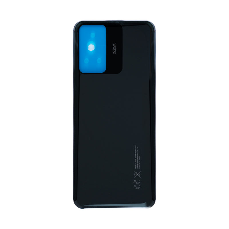 Coque arrière Xiaomi Redmi Note 12S sans objectif, noir onyx, OEM