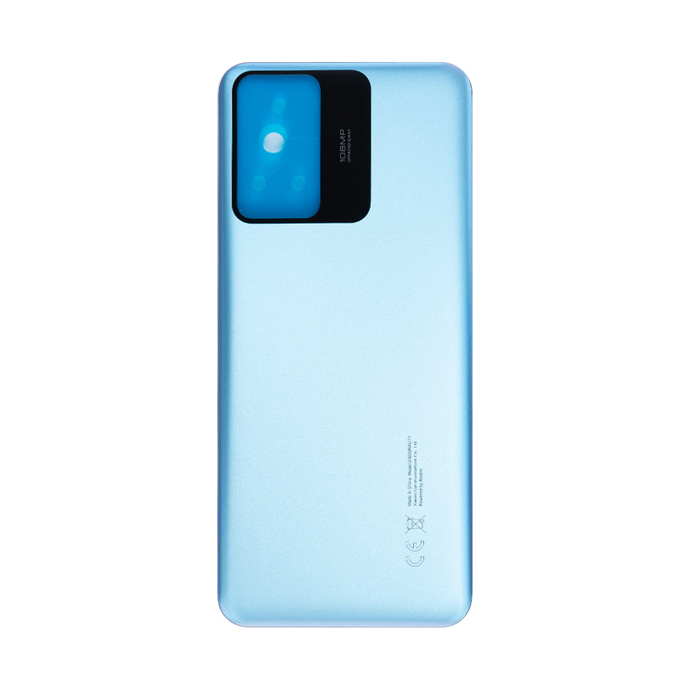 Coque arrière Xiaomi Redmi Note 12S sans objectif, bleu glacier, OEM