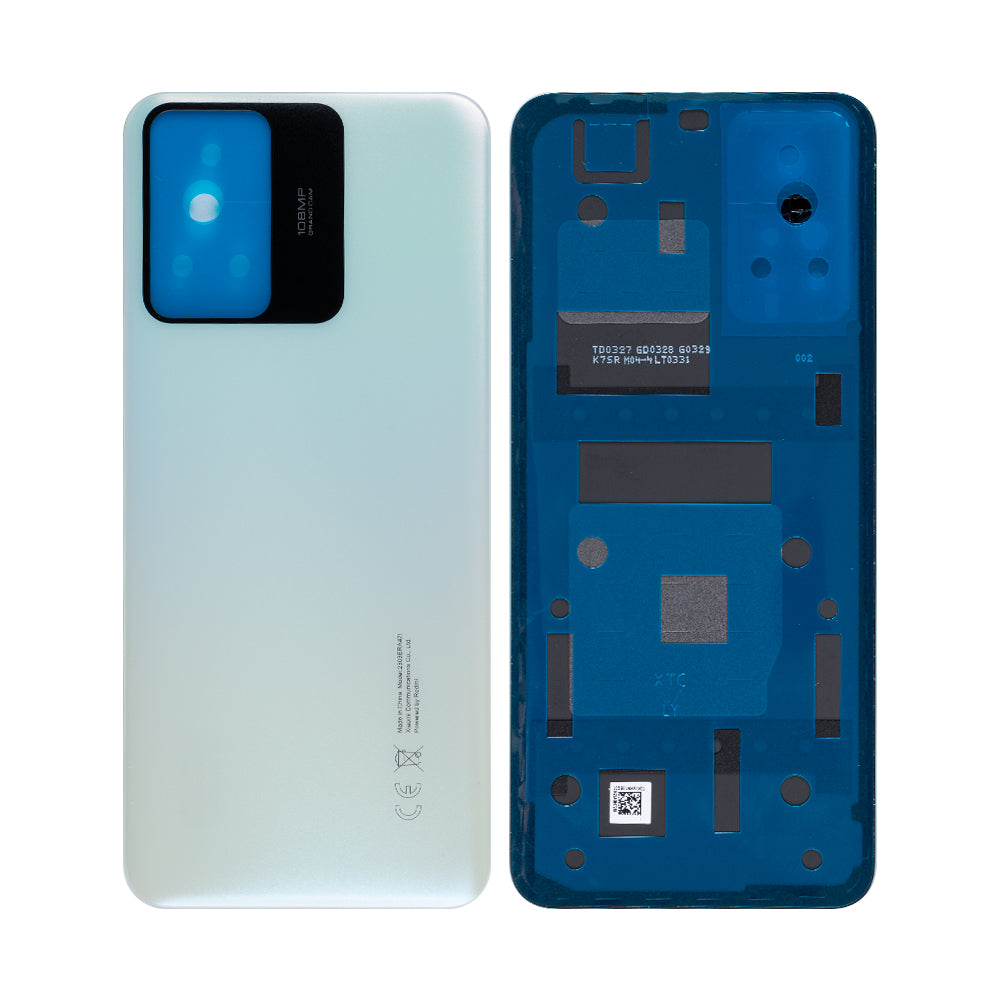 Coque arrière Xiaomi Redmi Note 12S sans objectif, vert perle, OEM