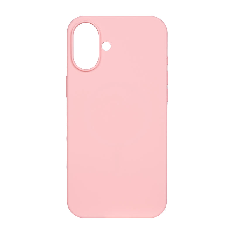Rixus Soft TPU Phone Case For Apple iPhone 16 Pink