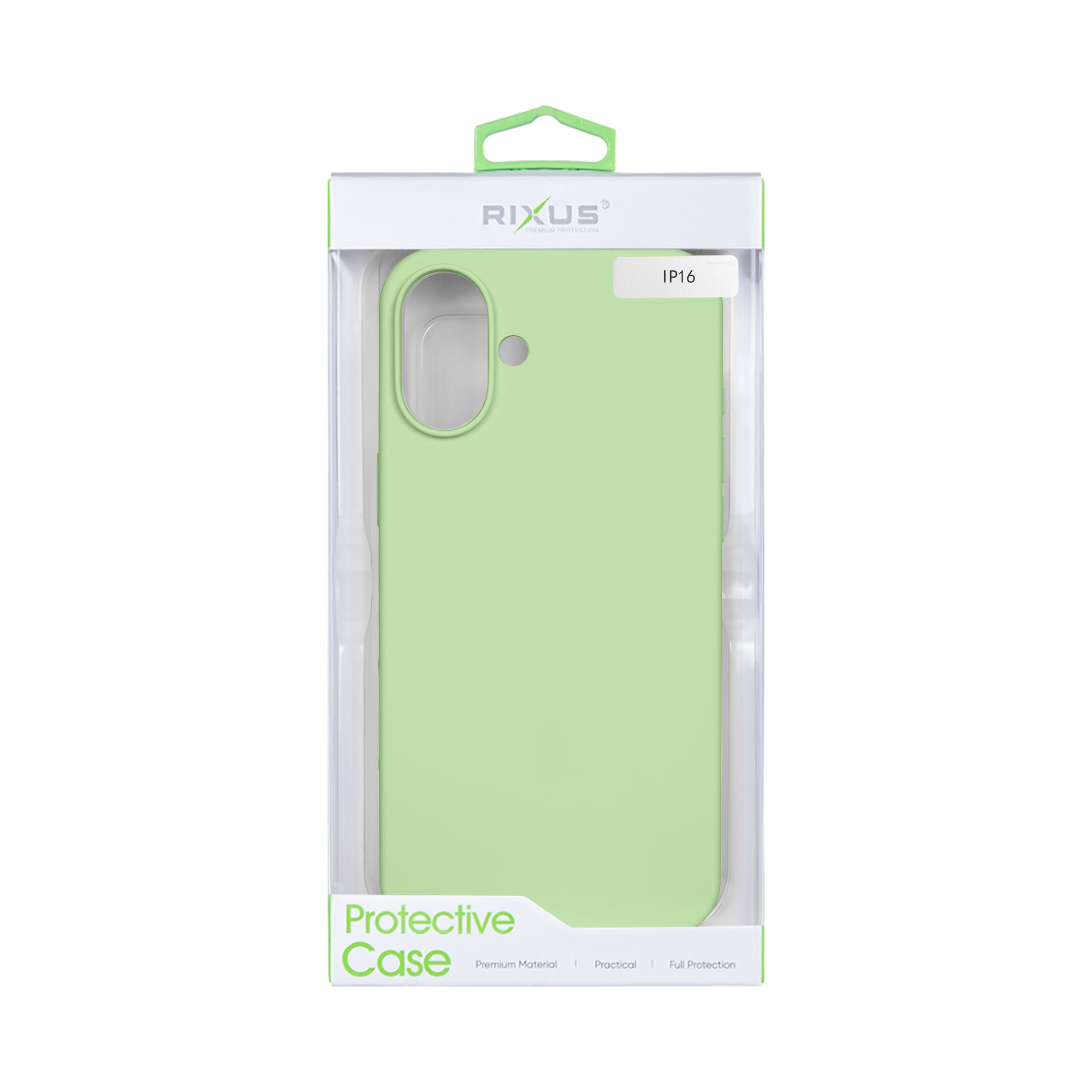 Rixus Soft TPU Phone Case For Apple iPhone 16 Matcha