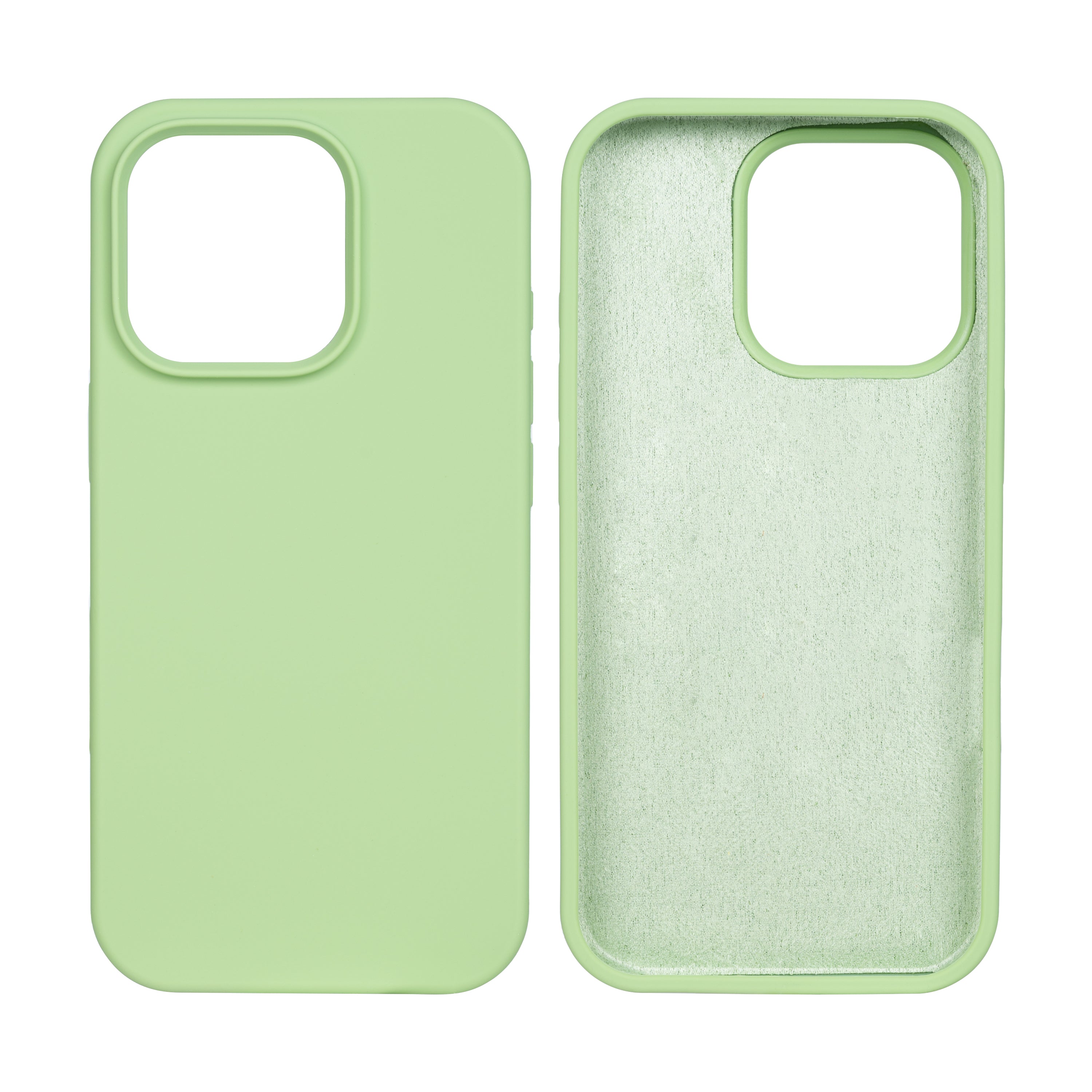 Rixus Soft TPU Phone Case For Apple iPhone 16 Pro Matcha