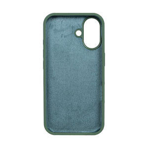 Coque souple en TPU Rixus For Apple 16 Plus vert foncé