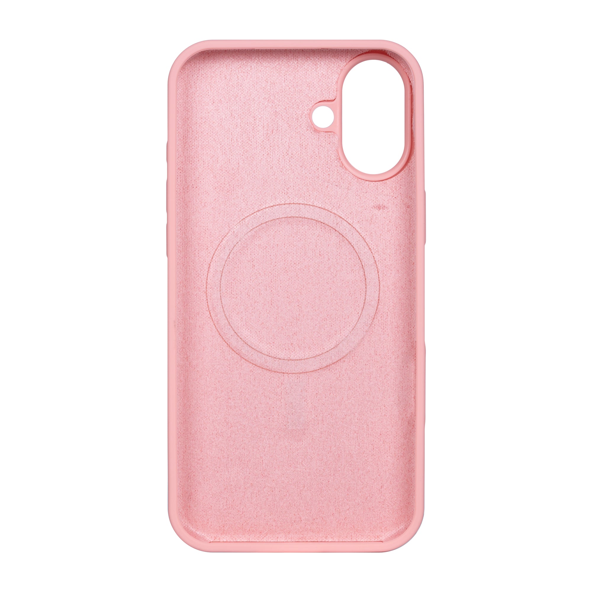 Rixus Soft TPU Phone Case With MagSafe Compatible For Apple iPhone 16 Pink