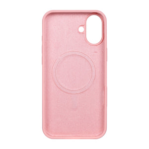 Rixus Soft TPU Phone Case With MagSafe Compatible For Apple iPhone 16 Pink
