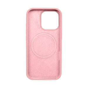 Rixus Soft TPU Phone Case With MagSafe Compatible For Apple iPhone 16 Pro Pink