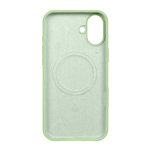 Rixus Soft TPU Phone Case With MagSafe Compatible For Apple iPhone 16 Plus Matcha