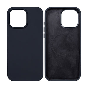 Rixus Soft TPU Phone Case With MagSafe Compatible For Apple iPhone 16 Pro Max Black