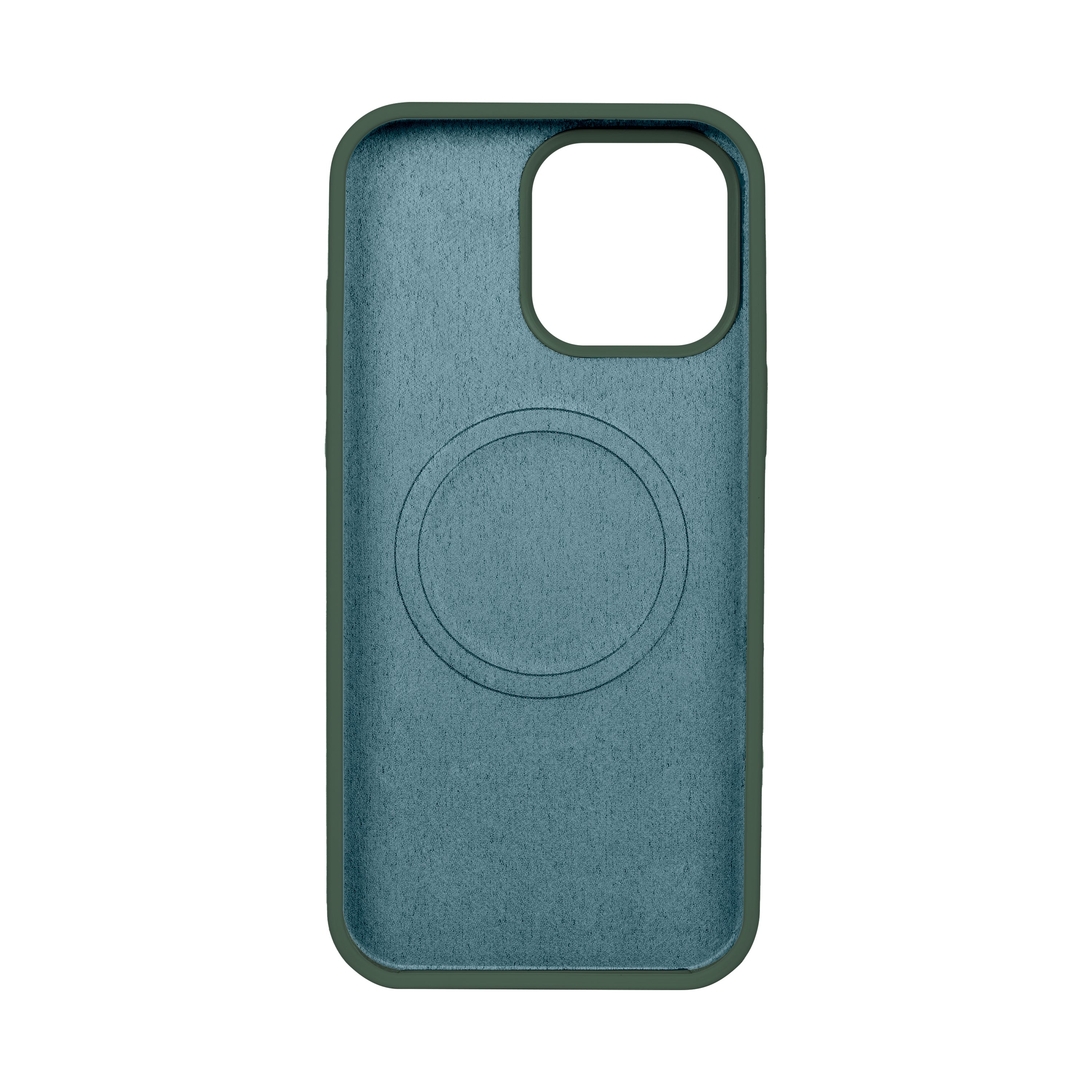 Rixus Soft TPU Phone Case With MagSafe Compatible For Apple iPhone 16 Pro Max Dark Green