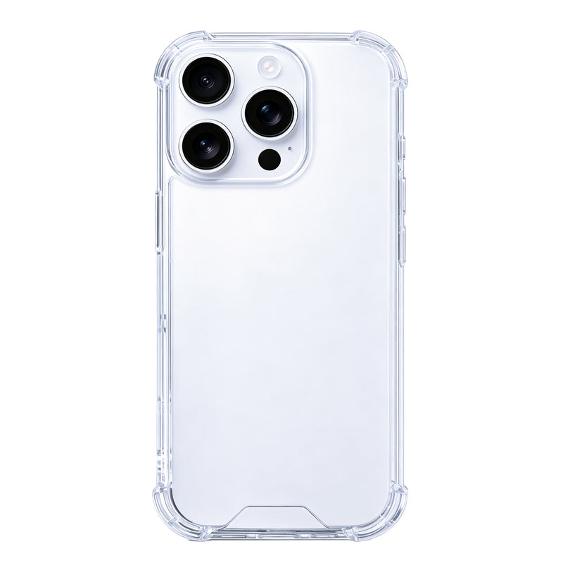 Rixus Anti-Burst Case For Apple iPhone 16 Pro Max Transparent