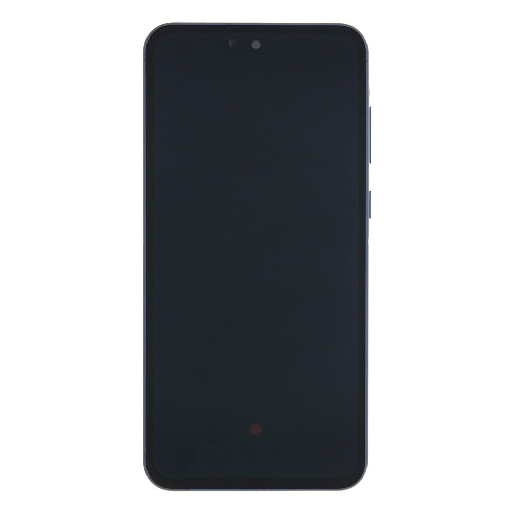 Écran et numériseur Samsung Galaxy A55 A556B avec cadre bleu marine pré-assemblé
