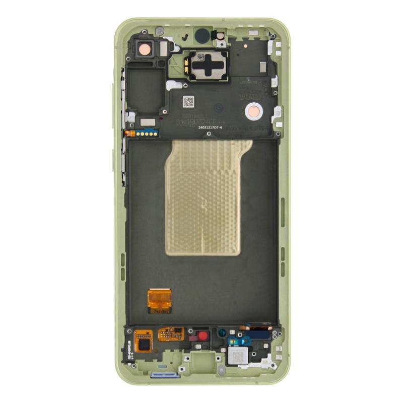 Écran et numériseur Samsung Galaxy A55 A556B avec cadre Lemon pré-assemblé