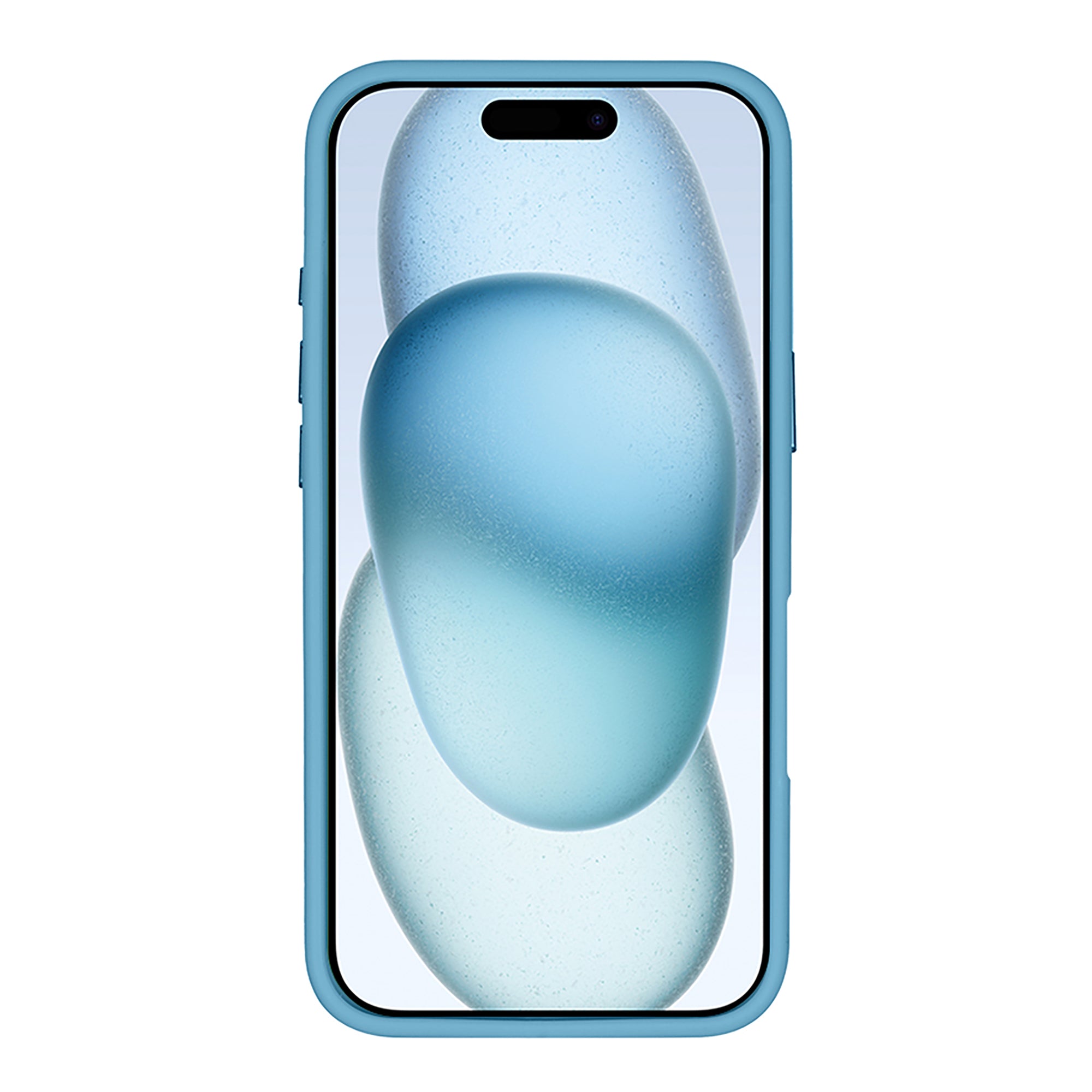 Rixus Classic 03 Case With MagSafe Compatible For Apple iPhone 16 Light Blue