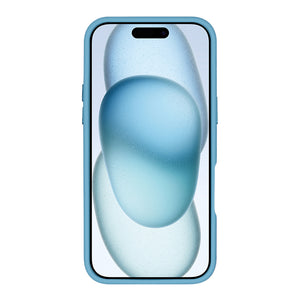 Rixus Classic 03 Case With MagSafe Compatible For Apple iPhone 16 Pro Light Blue
